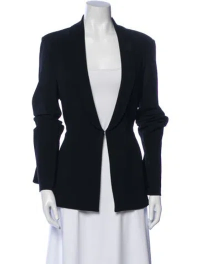 Pre-owned Brandon Maxwell Blazer In Blue