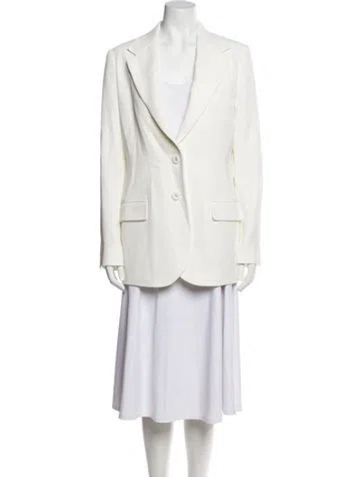 Pre-owned Brandon Maxwell Blazer In Neutral