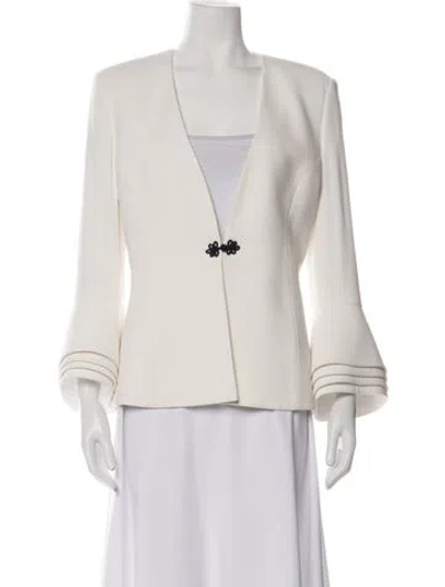 Pre-owned Brandon Maxwell Blazer In Neutrals