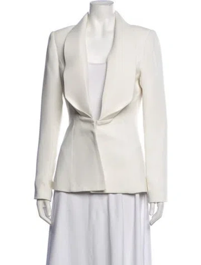 Pre-owned Brandon Maxwell Blazer In Neutrals