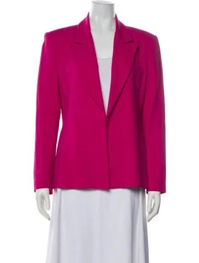 Pre-owned Brandon Maxwell Blazer In Pink