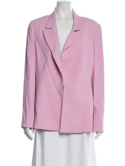 Pre-owned Brandon Maxwell Blazer In Purple