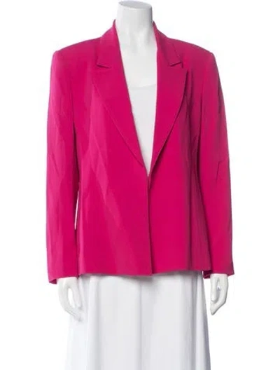 Pre-owned Brandon Maxwell Blazer In Red