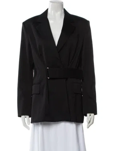 Pre-owned Brandon Maxwell Blazer W/ Tags In Black