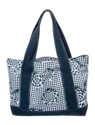 Pre-owned Brandon Maxwell Canvas Shoulder Bag In Multi