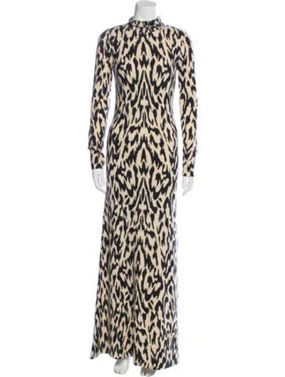 Pre-owned Brandon Maxwell Cashmere Long Dress In Neutral