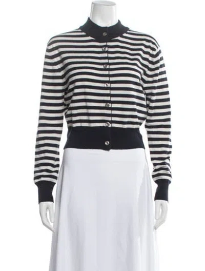 Pre-owned Brandon Maxwell Cashmere Striped Sweater W/ Tags In Multicolor