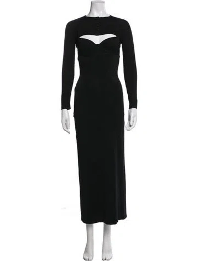 Pre-owned Brandon Maxwell Dress Set In Black