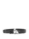 Brandon Maxwell Edythe Belt In Black