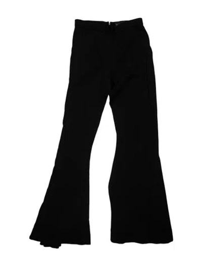 Pre-owned Brandon Maxwell Flared Pants In Black