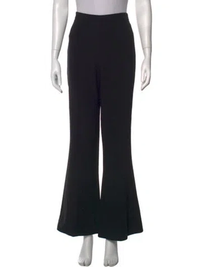 Pre-owned Brandon Maxwell Flared Pants In Black
