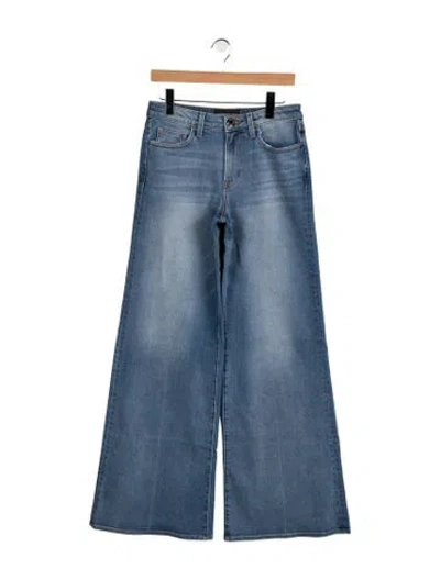 Pre-owned Brandon Maxwell High-rise Wide Leg Jeans W/ Tags In Blue