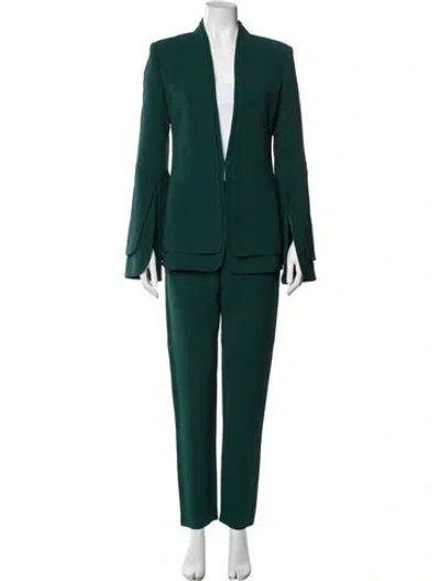 Pre-owned Brandon Maxwell Jacket In Green