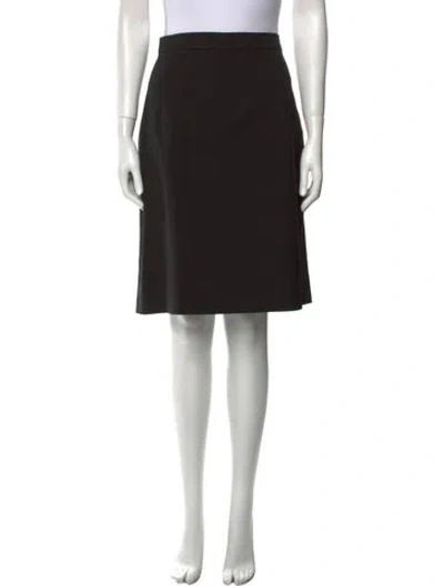 Pre-owned Brandon Maxwell Knee-length Skirt In Black