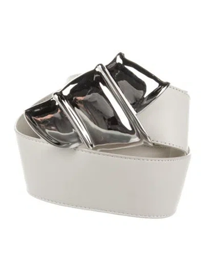 Pre-owned Brandon Maxwell Leather Belt In Multi