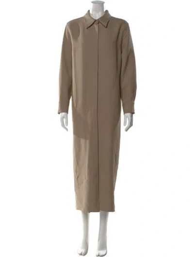 Pre-owned Brandon Maxwell Long Dress In Neutral