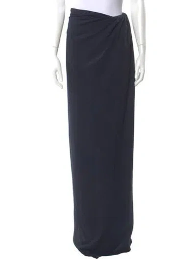 Pre-owned Brandon Maxwell Long Skirt In Blue