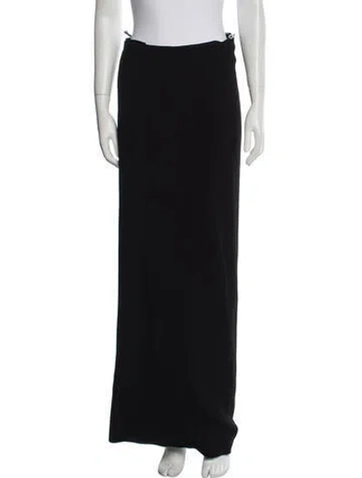 Pre-owned Brandon Maxwell Long Skirt W/ Tags In Black