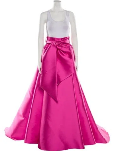 Pre-owned Brandon Maxwell Long Skirt W/ Tags In Pink