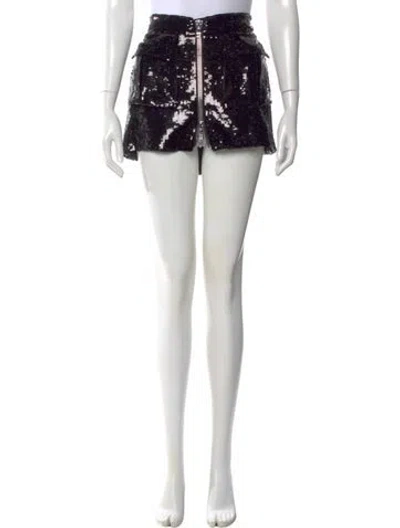 Pre-owned Brandon Maxwell Mini Skirt In Blue