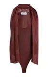 Brandon Maxwell Moda Operandi In Brown