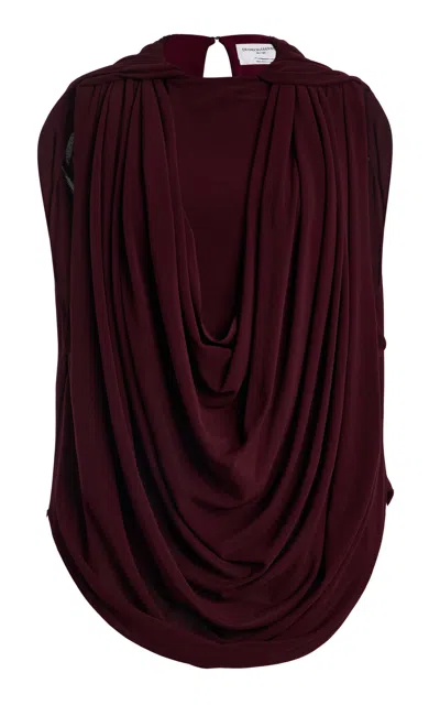 Brandon Maxwell Moda Operandi In Burgundy