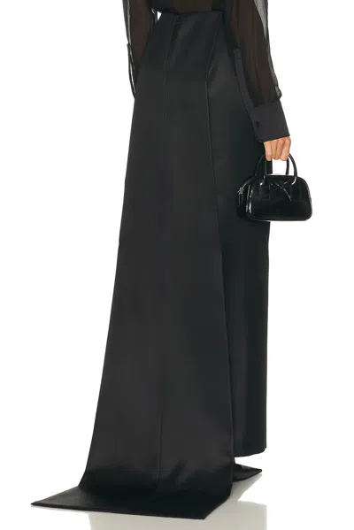 Brandon Maxwell Monroe Skirt In Black