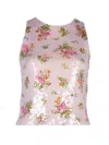 Brandon Maxwell The Noemi Embellished Tank Top In Multi