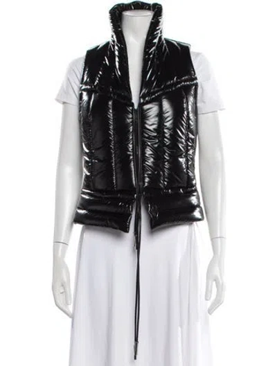 Pre-owned Brandon Maxwell Nylon Vest In Black