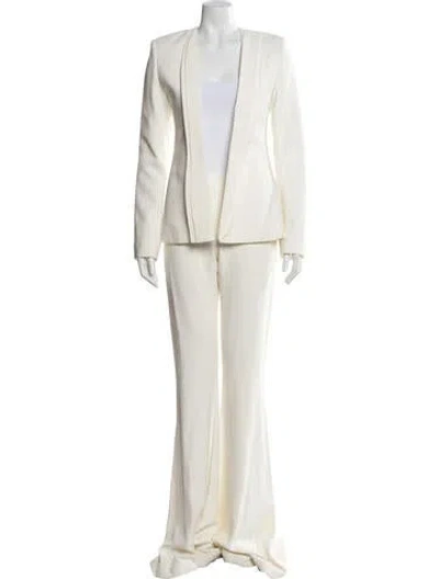 Pre-owned Brandon Maxwell Pantsuit In White