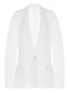 Brandon Maxwell The Pearl Double Breasted Jacket In White