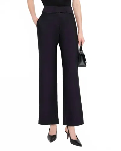 Brandon Maxwell Phoenix Low Rise Trouser In Black