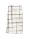 Brandon Maxwell The Mercer Bonde Pencil Skirt In Neutral