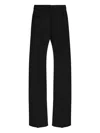 Brandon Maxwell Pleated Pocket Trousers In Black