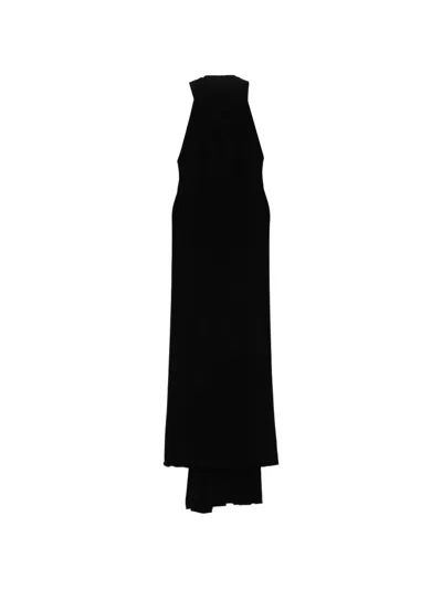 Brandon Maxwell Presley Maxi Dress In Black