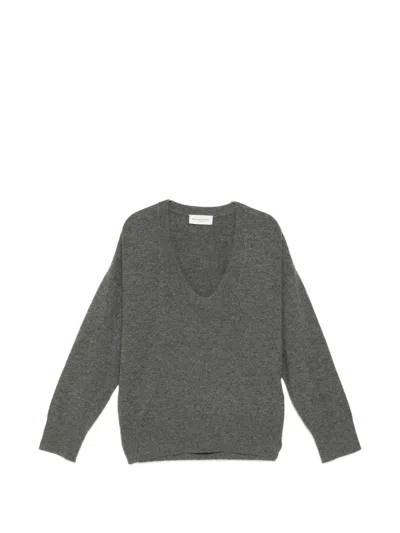 Brandon Maxwell Rivers Sweater In Gray