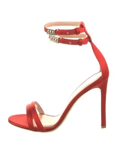 Pre-owned Brandon Maxwell Sandals In Orange