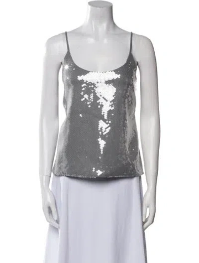 Pre-owned Brandon Maxwell Scoop Neck Sleeveless Top W/ Tags