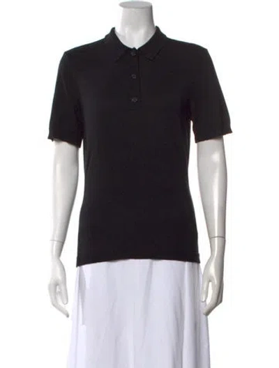 Pre-owned Brandon Maxwell Silk Sweater In Black