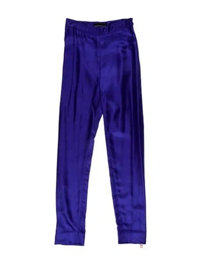 Pre-owned Brandon Maxwell Skinny Leg Pants In Blue