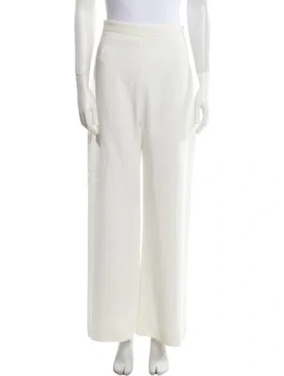 Pre-owned Brandon Maxwell Skinny Leg Pants In White