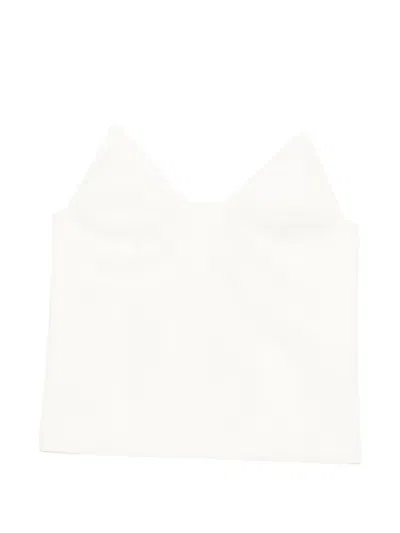 Brandon Maxwell Spaghetti-strap Top In Neutral