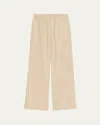 Brandon Maxwell Teagan Wide-leg Pull-on Pants In Multi