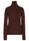 Brandon Maxwell The Ashlie Cashmere Turtleneck In Chicory In Brown