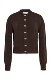 Brandon Maxwell The Aubrey Button-up Knit Cardigan