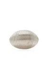 Brandon Maxwell The Axel Large Fluted Ring In Metallic