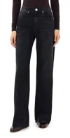 Brandon Maxwell The Callan Wide Leg Pants Vintage Black In Blue