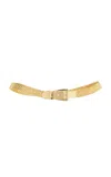 Brandon Maxwell The Celeste Watch Belt In Gold