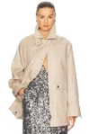 Brandon Maxwell The Celine Oversized Cotton Jacket