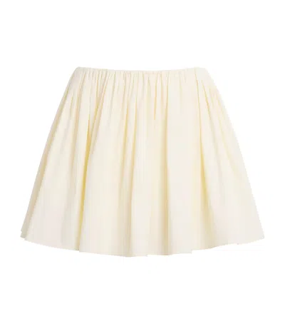 Brandon Maxwell The Hadley Mini Skirt In Yellow